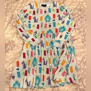 Pixar x Cakeworthy Monsters Inc Sweater Dress